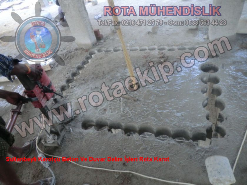 Sultanbeyli Karotçu Beton Ve Duvar Delim İşleri Rota Karot