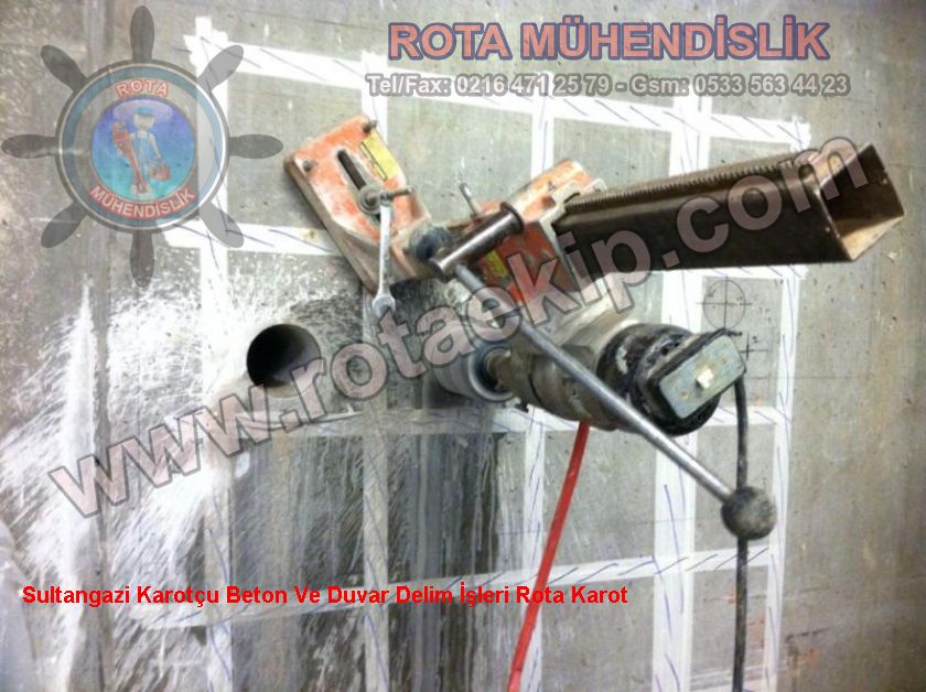 Sultangazi Karotçu Beton Ve Duvar Delim İşleri Rota Karot