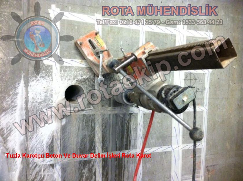 Tuzla Karotçu Beton Ve Duvar Delim İşleri Rota Karot